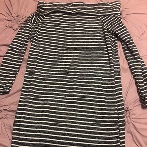 NEW Francesca’s Off-the-Shoulder Knit Dress